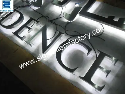 Backlit LED Sign and Letters 33