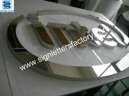 Polished Mirror Stainless Steel Letters 04
