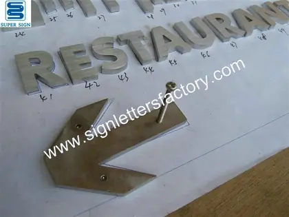 Interior Stainless Steel Sign Letters 22