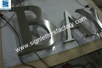 Halo Lit LED Letters 30