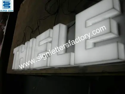 Acrylic LED Sign Letters 01