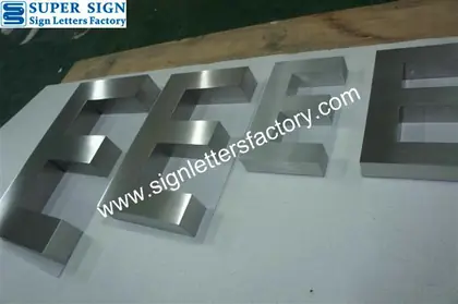 Fabricated Stainless Steel Letters 65