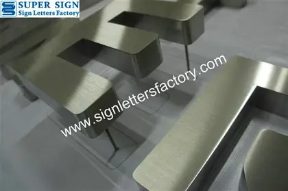 Stainless Steel Company Sign Letters 57