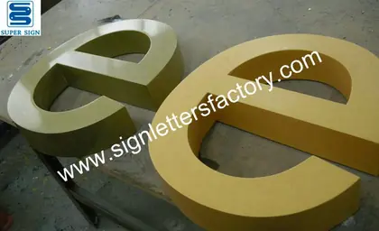 Powder Coating Aluminum Letter Sign 05