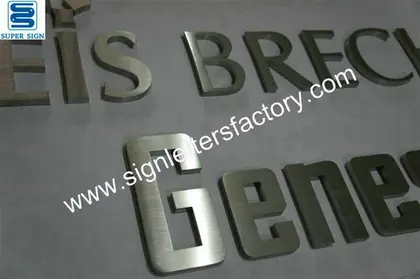 Built-up Stainless Steel Letters Sign 28