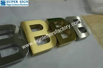 Stainless Steel Letters Sign 74