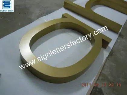 Powder Coated Aluminum Sign Letters 04