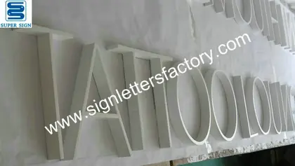 Painted Stainless Steel Metal Letters 09