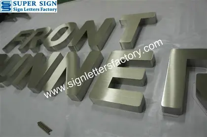 Stainless Steel Company Sign Letters 57