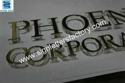 Laminated Acrylic Sign Letters 07