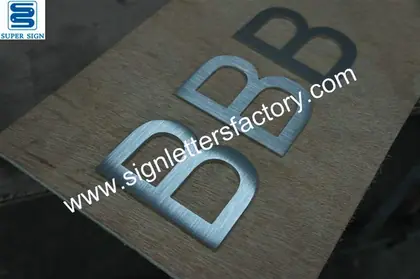 Flat Cut Stainless Steel Sign Lettering 37