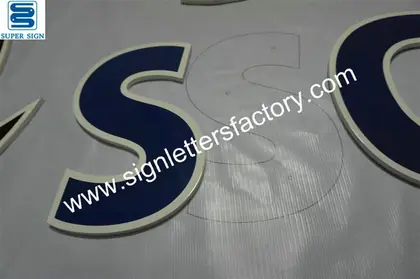 Painted Acrylic Lettering Sign 03