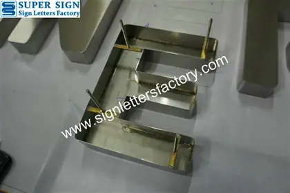 Stainless Steel Company Sign Letters 57