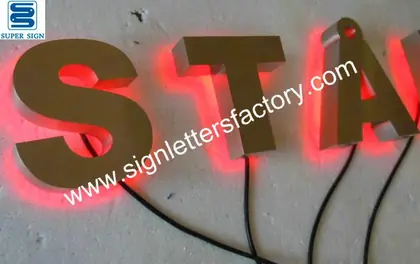 Corona LED Sign Letters 11
