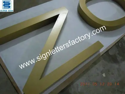 Powder Coated Aluminum Sign Letters 04