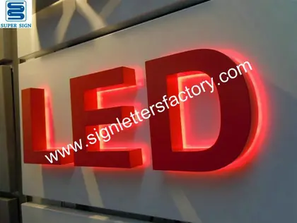 Halo Lit LED Channel Letters 02