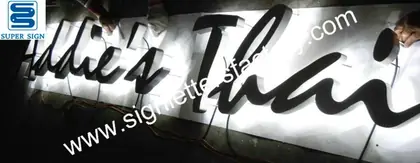 Halo Lit LED Letter Sign 13