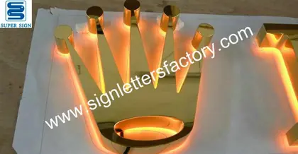 Backlit LED Sign Letters 04