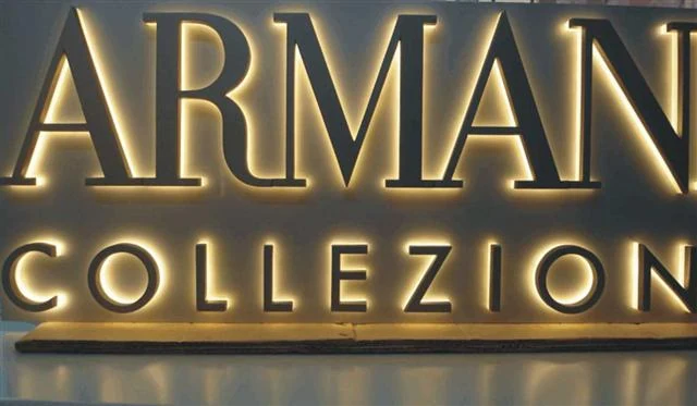 Backlit LED letters