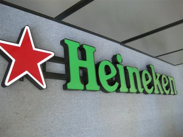 Frontlit LED box letters 22 — additional workshop photograph of the finished letter