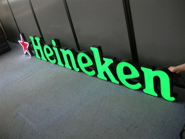 Frontlit LED box letters