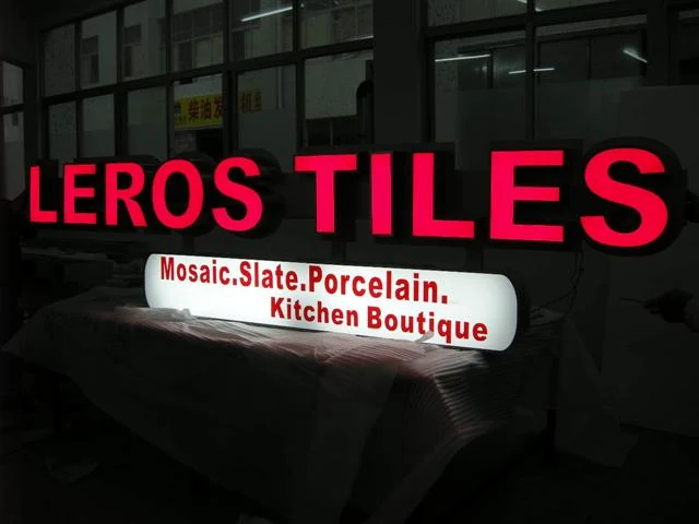 Frontlit LED letters