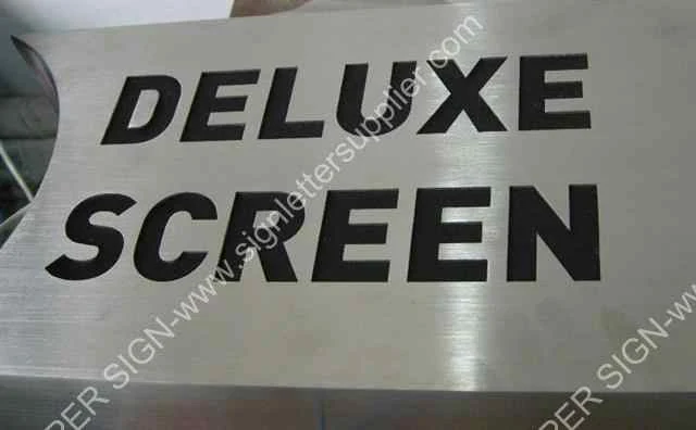 LED lightbox06 — additional workshop photograph of the finished letter