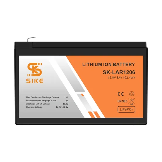12V 8Ah lithium battery shown with terminals for UPS and e-bike use