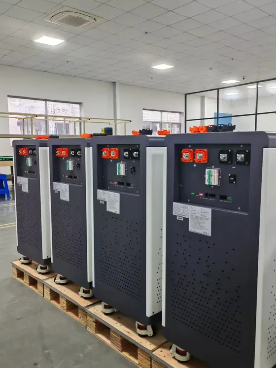 51.2V 30 kWh LiFePO4 lithium battery cabinet side view