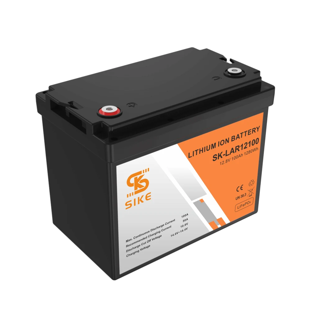 12V 100Ah group 24 LiFePO4 lithium battery with Bluetooth monitoring