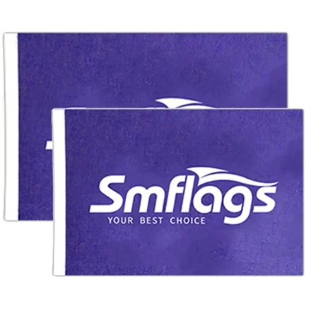 Felt banner in soft felt material with custom logo and text