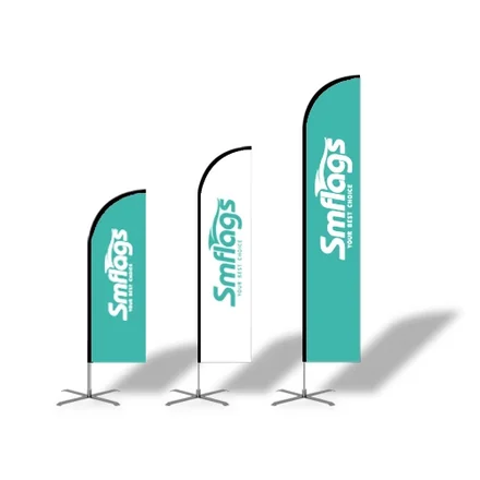 Beach Flags made by Siming Displays
