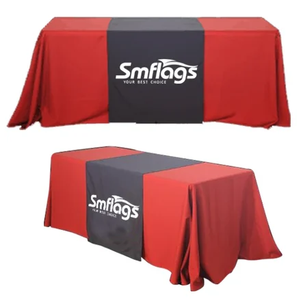Table runner with heat-cut edges showing clean, sealed edges