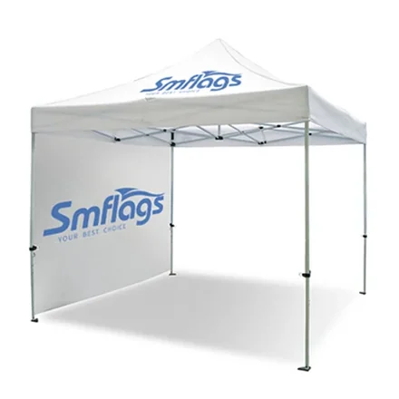 Close-up of the 600D PU polyester canopy with full colour digital print