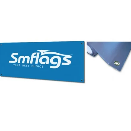 Custom-sized vinyl banner being prepared for printing on a digital printer