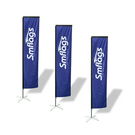 Rectangular flag with horizontal pole arm and flat top showing full design