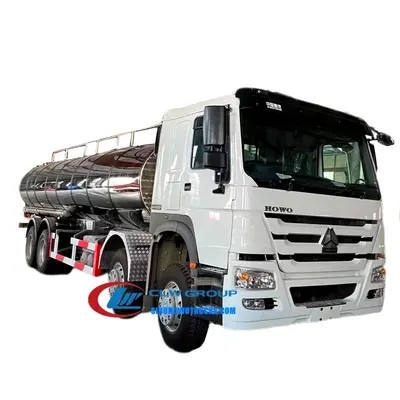 Rear working platform with 360-degree rotating water cannon and safety barrier