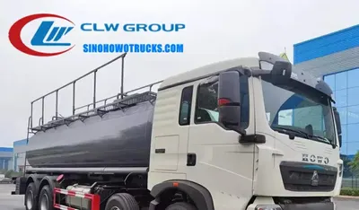8x4 Sinotruk HOWO 30cbm military fuel truck in Malaysia with right side discharge valve and steel hoses