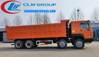 Front view of the HOWO 76 new face cabin with one sleeper and left hand drive configuration