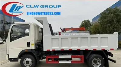 Front view of the HOWO military-style dump truck with reinforced front bumper and 24V electrical system