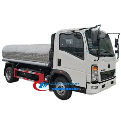 Rear view of the water tanker with high-pressure cannon and fan-shaped sprinkler