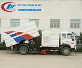 road washing and sweeping truck