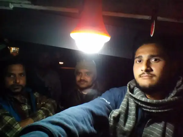 Household lighting in a home with no grid connection.