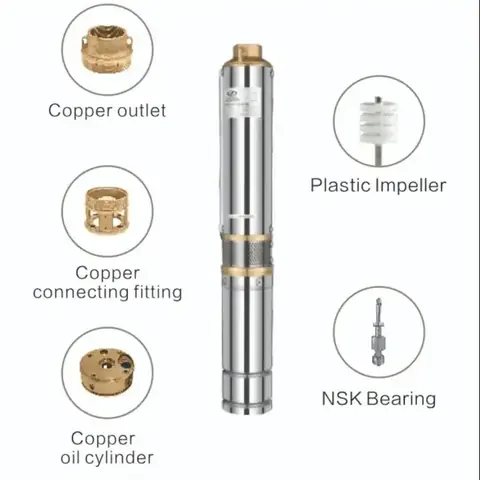 2 Inch Solar Submersible Water Pump view 2