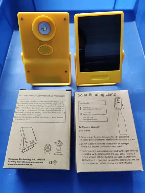 SunAwada VeraSol Certified Solar Reading Lamp view 5