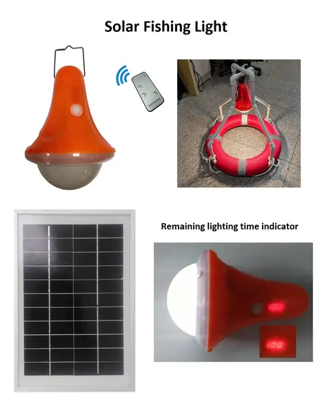 Waterproof Solar Fishing Lure Light view 2