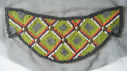 SBK-100 hand beading collars and motifs by Sinya Accessories