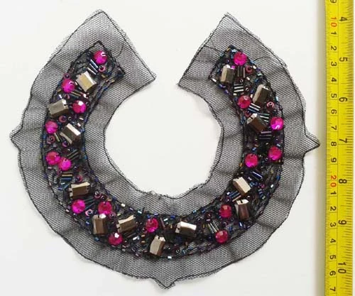 SBK-155 hand beading collars and motifs by Sinya Accessories