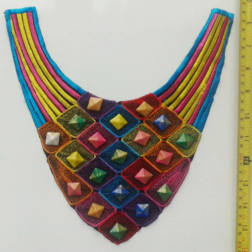 SBK-224 hand beading collars and motifs by Sinya Accessories