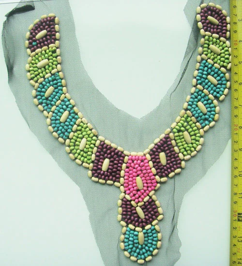 SBK-250 hand beading collars and motifs by Sinya Accessories